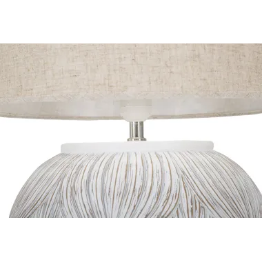 LAMPA STOŁOWA Z ŻYWICY ROT. ATENE 38X59 cm